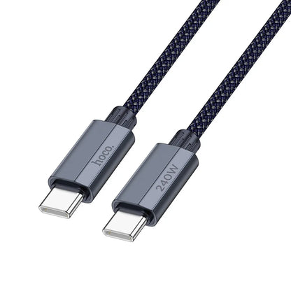240W USB-C Kabel Dunkelblau – PD & QC3.0 Schnellladen