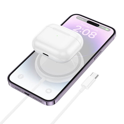 15W Magnetisches Induktionsladegerät BQ27 | Wireless Fast Charging Pad Weiß