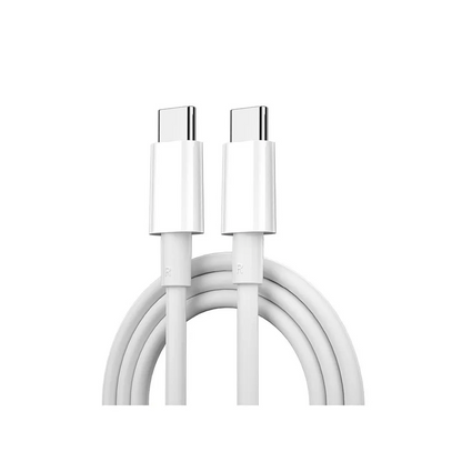 100W USB-C auf USB-C Kabel 1,2 m – Schnellladen Weiß